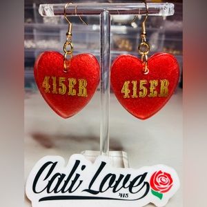 SF 415er Heart Earrings